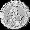 Stříbrná mince 2 Oz The Black Bull of Clarence 2018 (The Queen's Beasts)