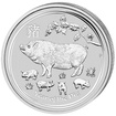 Lunární série II. - stříbrná mince 2 AUD Year of the Pig (Rok vepře) 2 Oz 2019