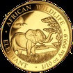 Zlat mince 100 Schillings Elephant (Slon africk) 1/10 Oz 2019 (African Wildlife Series)