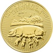 Lunární série - zlatá mince 100 Pounds Year of the Pig (Rok vepře) 1 Oz 2019 (Royal Mint)