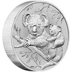 St��brn� mince 2 Oz Australian Koala 2018 Piedfort Next Generation - (1.)