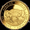 Zlat mince 100 Schillings Elephant (Slon africk) 1/10 Oz 2020 (African Wildlife Series)