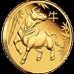 Lunrn srie III. - zlat mince Year of the Ox (Rok buvola) 1/10 Oz 2021 PROOF