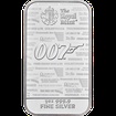 Stříbrný slitek 1 Oz The Royal Mint - James Bond 007™ - No Time to Die 2020