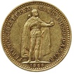 Zlat� mince Desetikoruna Franti�ka Josefa I. Uhersk� ra�ba 1906