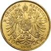 Zlat� mince Desetikoruna Franti�ka Josefa I. Rakousk� ra�ba 1897
