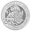Stříbrná investiční mince Bull of Clarence 10 Oz | Tudor Beasts | 2023