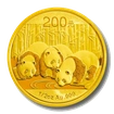 Zlatá investiční mince Panda 1/2 Oz