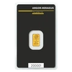 1g investi�n� zlat� slitek | Argor-Heraeus