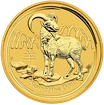 Zlatá investiční mince Rok Kozy 1/2 Oz | Lunar II | 2015