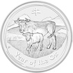 Stříbrná investiční mince Rok Buvola 1 Oz | Lunar II | 2009