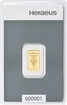 1g investi�n� zlat� slitek | Heraeus