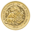 Zlatá investiční mince Bull of Clarence 1 Oz | Tudor Beasts | 2023