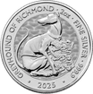 Stříbrná investiční mince Greyhound 2 Oz | Tudor Beasts | 2025