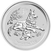 Stříbrná investiční mince Rok Psa 5 Oz | Lunar II | 2018
