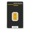 2g investi�n� zlat� slitek | Argor-Heraeus