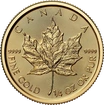 Zlatá investiční mince Maple Leaf 1/4 Oz | 2026