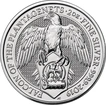 Stříbrná investiční mince Falcon 2 Oz | Queens Beasts | 2019