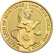 Zlatá investiční mince White Lion 1/4 Oz | Queens Beasts | 2020