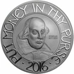 Stříbrná mince 5 Oz William Shakespeare 2016 Proof