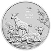 Perth Mint stříbrná mince Rok Kozy Lunar III 2027 2 oz