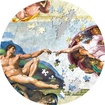 Stříbrná mince 5 oz Palau Creation of Adam Micropuzzle Treasures 2023