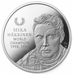 Stříbrná mince 1 oz jezdci Formule 1 - Mika Häkkinen Proof 2025