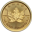 Royal Canadian Mint zlatá mince Maple Leaf 1/20 oz