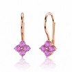 Bergl Diamonds - Minnesota Summer náušnice závěsné růžové zlato