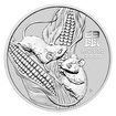 Stříbrná investiční mince 1 Oz Rok Krysy 2020 stand