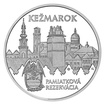 Stříbrná slov. mince 20 EUR 2025 Památková rezervace Kežmarok proof