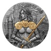 Stříbrná mince 2 Oz Legendární bojovníci - Johanka z Arku