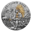 Stříbrná mince 2 Oz Legendární bojovníci - Sedící býk