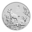 Stříbrná investiční mince 2 Oz Lunar III Rok Kozy 2027