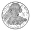 Stříbrná slov. mince 20 EUR 2026 Móric Beňovský králem Madagaskaru proof