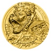 Zlat� 75g investi�n� mince �esk� lev 2025 vysok� reli�f stand ��slov�no