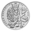 Stříbrná 2oz investiční mince Český lev 2026 stand