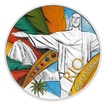 Stříbrná mince Cesta kolem světa - Rio de Janeiro stand