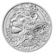Stříbrná 1oz investiční mince Český lev 2025 stand
