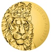 Zlatá 1/200oz investiční mince Český lev 2026 inkusní ražba stand