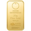 Zlat� investi�n� slitek M�nze �sterreich 20 g