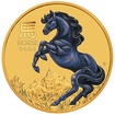 Zlatá mince 1/10 Oz Lunar Series III Year of the Horse 2026 Kolorovaná