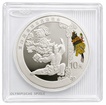 Stříbrná mince 1 Oz Olympijské hry v Pekingu 2008 - Čínský lví tanec