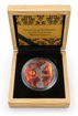 Stříbrná mince 1 Oz Golden Noir Series Burning Libertad 2023 Kolorováno