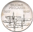 Stříbrná mince 10 Markkaa Independence - 1967 Proof