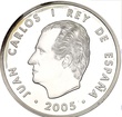 Stříbrná mince 10 Euros - Juan Carlos I 2006 Winter Olympics Games - 2005 Proof