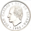 Stříbrná mince 1000 Pesetas - Juan Carlos I 1996 Summer Olympics - 1995 Proof