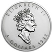Stříbrná mince 1 Oz Maple Leaf 1993