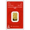 Zlat� slitek 5 g Argor Heraeus Lunar Series III Year of the Snake 2025