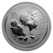 St��brn� mince 1/2 Oz Lunar Series II Year of the Rooster 2017